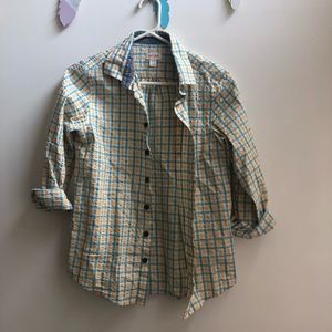 Cat & Jack button down shirt boys L 12/14